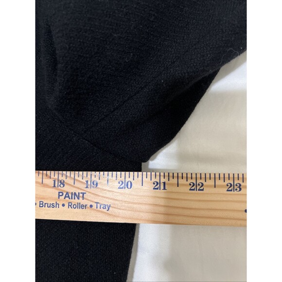 Pea Coat CASHMERE BLEND Taka Q Jacket Womens M Black Japanese Takakyu - Picture 4 of 16